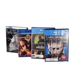 Blu-Ray Movies Lot - 4 Movies, X-Men, National Treasure, Hunger Games, Star Trek
